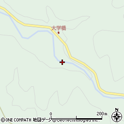 福島県二本松市太田大久保山周辺の地図