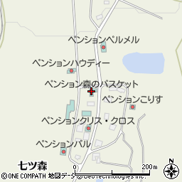 ペンション森のバスケット周辺の地図