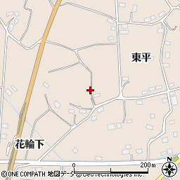 福島県南相馬市小高区大井花輪周辺の地図