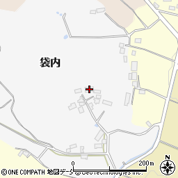 福島県二本松市袋内164周辺の地図