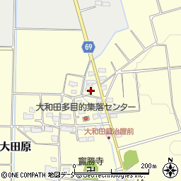 福島県会津若松市河東町大田原台周辺の地図