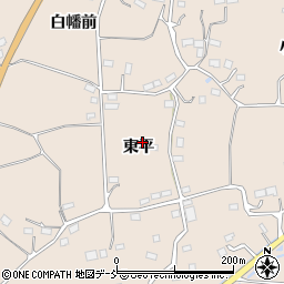 福島県南相馬市小高区大井東平周辺の地図