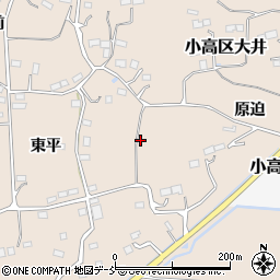 福島県南相馬市小高区大井松崎周辺の地図