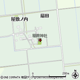 稲荷神社周辺の地図