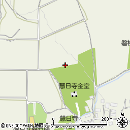 慧日寺跡周辺の地図