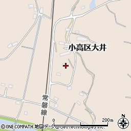 福島県南相馬市小高区大井坂ノ上周辺の地図