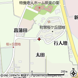 福島県耶麻郡猪苗代町行人壇周辺の地図
