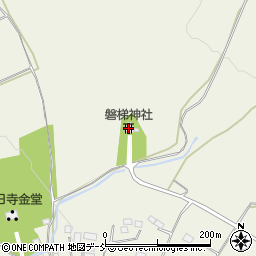 磐梯神社周辺の地図