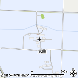 福島県会津若松市河東町福島大曲乙周辺の地図