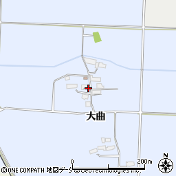 福島県会津若松市河東町福島（大曲乙）周辺の地図