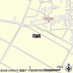 新潟県三条市帯織周辺の地図