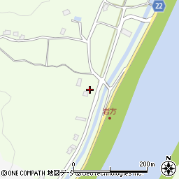 新潟県長岡市与板町岩方122周辺の地図