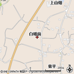 福島県南相馬市小高区大井白幡前周辺の地図