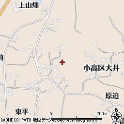 福島県南相馬市小高区大井原周辺の地図