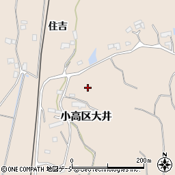 福島県南相馬市小高区大井長崎周辺の地図