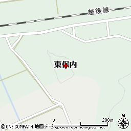 新潟県長岡市東保内周辺の地図
