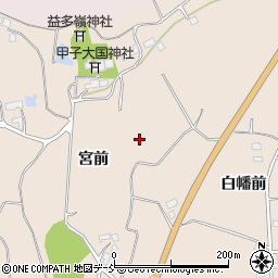 福島県南相馬市小高区大井宮下周辺の地図