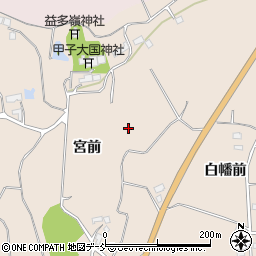 福島県南相馬市小高区大井（宮下）周辺の地図