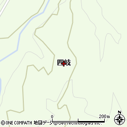 福島県西会津町（耶麻郡）野沢（四岐）周辺の地図