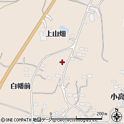 福島県南相馬市小高区大井上山畑周辺の地図