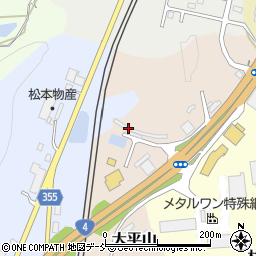 福島県二本松市大平山37周辺の地図