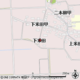 福島県湯川村（河沼郡）堂畑（下米田）周辺の地図
