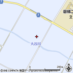 福島県磐梯町（耶麻郡）大谷（石仏）周辺の地図