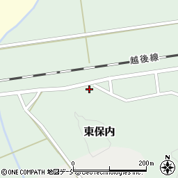 新潟県長岡市東保内1109-1周辺の地図