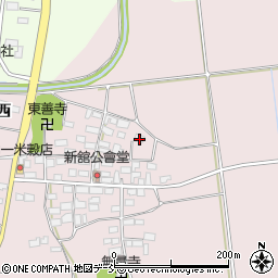 福島県河沼郡会津坂下町新舘舘ノ内86周辺の地図