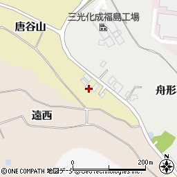 福島県二本松市唐谷山93-3周辺の地図