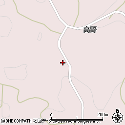 福島県二本松市戸沢羽瀬石周辺の地図