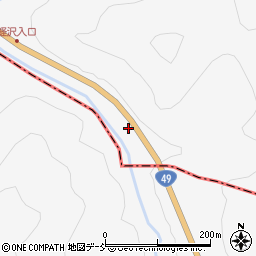 福島県耶麻郡西会津町束松藤沢丁周辺の地図