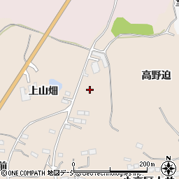福島県南相馬市小高区大井（下山畑）周辺の地図