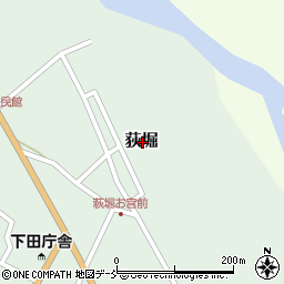 新潟県三条市荻堀周辺の地図