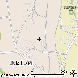 福島県二本松市原セ上ノ内周辺の地図