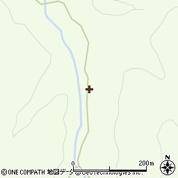 福島県耶麻郡西会津町野沢浅岐甲周辺の地図