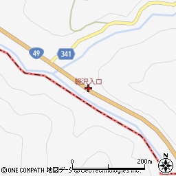 軽沢入口周辺の地図