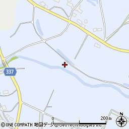 福島県磐梯町（耶麻郡）大谷（流橋下）周辺の地図