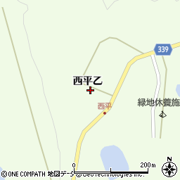 福島県西会津町（耶麻郡）野沢（西平）周辺の地図