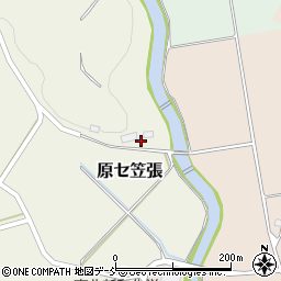 福島県二本松市原セ笠張195周辺の地図