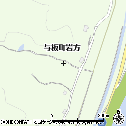 新潟県長岡市与板町岩方周辺の地図