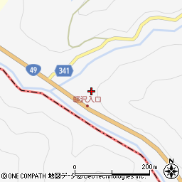福島県西会津町（耶麻郡）束松（反場）周辺の地図