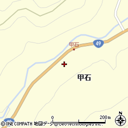 福島県耶麻郡西会津町睦合甲石甲周辺の地図