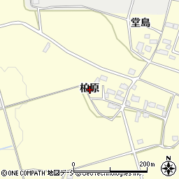 福島県会津若松市河東町大田原柏原周辺の地図