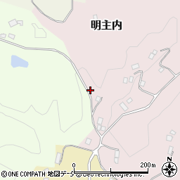福島県二本松市明主内57周辺の地図
