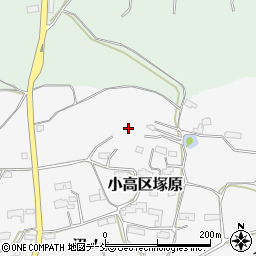 福島県南相馬市小高区塚原諏訪原周辺の地図