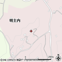 福島県二本松市明主内100周辺の地図