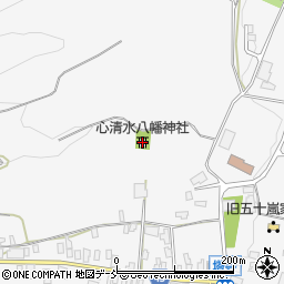 心清水八幡神社周辺の地図