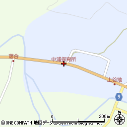 中浦保育所周辺の地図