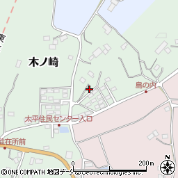 福島県二本松市木ノ崎261周辺の地図